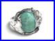 ANCIEN-Bague-Argent-Amazonite-Art-Nouveau-ANTIQUE-Sterling-Silver-Ring-Anello-01-ad