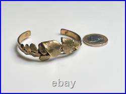 ANCIEN Bracelet Jonc Vermeil Art nouveau ANTIQUE Sterling Silver bracelet