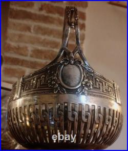 ANCIEN PANIER-ARGENT 800- WTB (WILHELM BINDER) ART NOUVEAU-ALLEMAGNE-XIX Sec
