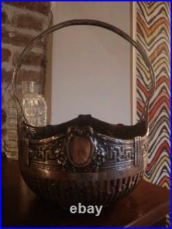 ANCIEN PANIER-ARGENT 800- WTB (WILHELM BINDER) ART NOUVEAU-ALLEMAGNE-XIX Sec