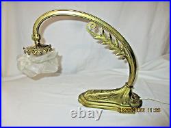 ANCIENNE LAMPE SIGNEE CHARLES RANC BRONZE Arts Decoratifs-Art Nouveau Signée