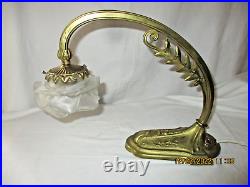 ANCIENNE LAMPE SIGNEE CHARLES RANC BRONZE Arts Decoratifs-Art Nouveau Signée