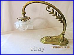 ANCIENNE LAMPE SIGNEE CHARLES RANC BRONZE Arts Decoratifs-Art Nouveau Signée