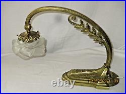 ANCIENNE LAMPE SIGNEE CHARLES RANC BRONZE Arts Decoratifs-Art Nouveau Signée