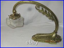 ANCIENNE LAMPE SIGNEE CHARLES RANC BRONZE Arts Decoratifs-Art Nouveau Signée