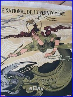 Affiche ancienne art nouveau 1899 Cendrillon Devambez /Émilie bertrand dlg mucha