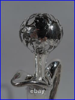 Alvin Décanteur 36150 Ancien Art Nouveau Américain Argent Revêtement &