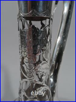 Alvin Décanteur 36150 Ancien Art Nouveau Américain Argent Revêtement &