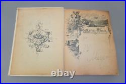 Ancien Album De Cartes Postales Art Nouveau Allemagne + Californie 1.93Z Ancien Album De Cartes Postales Art Nouveau Allemagne + Californie 1.93Z