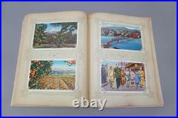 Ancien Album De Cartes Postales Art Nouveau Allemagne + Californie 1.93Z Ancien Album De Cartes Postales Art Nouveau Allemagne + Californie 1.93Z