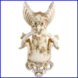 Ancien Art Nouveau Alfred Stellmacher pour Turn Teplitz Porcelaine Grotesque