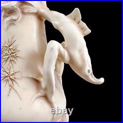 Ancien Art Nouveau Alfred Stellmacher pour Turn Teplitz Porcelaine Grotesque