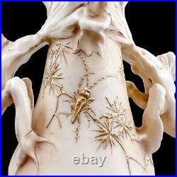 Ancien Art Nouveau Alfred Stellmacher pour Turn Teplitz Porcelaine Grotesque