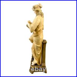Ancien Art Nouveau Ernst Wahliss Turn Wein Porcelaine Figurine Femme Geography Ancien Art Nouveau Ernst Wahliss Turn Wein Porcelaine Figurine Femme Geography
