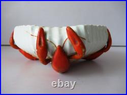 Ancien Art Nouveau Homard Poterie Porcelaine Bol Service Collection Rare F