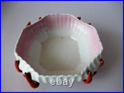Ancien Art Nouveau Homard Poterie Porcelaine Bol Service Collection Rare F