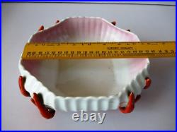 Ancien Art Nouveau Homard Poterie Porcelaine Bol Service Collection Rare F