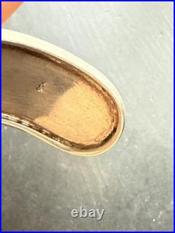 Ancien Bracelet Gourmette Argent Massif Silver Maille Jonc art nouveau ethnique