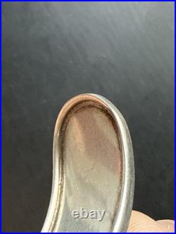 Ancien Bracelet Gourmette Argent Massif Silver Maille Jonc art nouveau ethnique