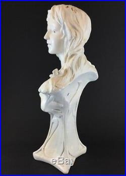 Ancien Buste (Authentique Art Nouveau1900) Signé suson hauteur 63 cm Rodin
