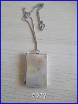 Ancien Carnet De Bal En Argent Art Nouveau