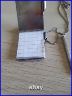 Ancien Carnet De Bal En Argent Art Nouveau