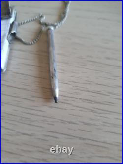 Ancien Carnet De Bal En Argent Art Nouveau