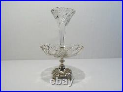 Ancien Centre De Table Coupe Vase Cornet Tulipier Surtout De Table Art Nouveau