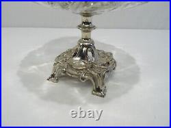 Ancien Centre De Table Coupe Vase Cornet Tulipier Surtout De Table Art Nouveau