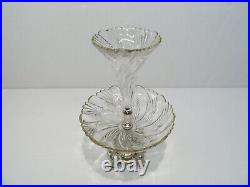 Ancien Centre De Table Coupe Vase Cornet Tulipier Surtout De Table Art Nouveau