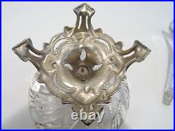 Ancien Centre De Table Coupe Vase Cornet Tulipier Surtout De Table Art Nouveau