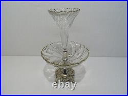 Ancien Centre De Table Coupe Vase Cornet Tulipier Surtout De Table Art Nouveau