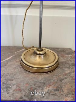 Ancien Lampe à Poser Col de Cygne Art Nouveau Tulipe Monte Baisse France 50Cm Ancien Lampe à Poser Col de Cygne Art Nouveau Tulipe Monte Baisse France 50Cm