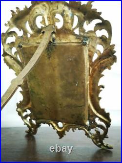 Ancien Magnifique Miroir À Poser Tout En Laiton Biseauté 19 x 28 cm Art Nouveau Ancien Magnifique Miroir À Poser Tout En Laiton Biseauté 19 x 28 cm Art Nouveau