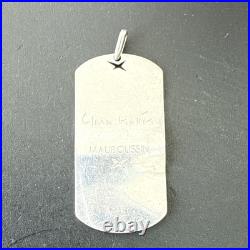 Ancien Pendentif En Argent Massif 925 Créateur Breloque Art Nouveau MAUBOUSSIN