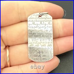 Ancien Pendentif En Argent Massif 925 Créateur Breloque Art Nouveau MAUBOUSSIN
