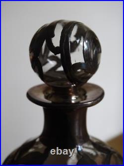 Ancien Petit Flacon Cristal Et Monture Argent Massif Style Art Nouveau Ancien Petit Flacon Cristal Et Monture Argent Massif Style Art Nouveau