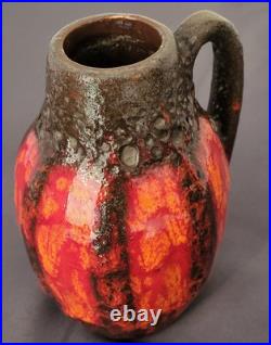 Ancien Petit Vase Pichet Originale Art Nouveau Atypique Céramique 1950 Ancien Petit Vase Pichet Originale Art Nouveau Atypique Céramique 1950