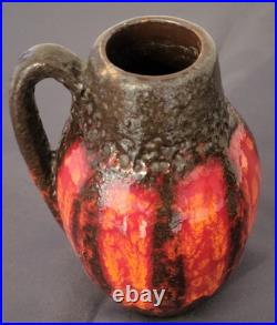 Ancien Petit Vase Pichet Originale Art Nouveau Atypique Céramique 1950 Ancien Petit Vase Pichet Originale Art Nouveau Atypique Céramique 1950