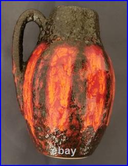 Ancien Petit Vase Pichet Originale Art Nouveau Atypique Céramique 1950 Ancien Petit Vase Pichet Originale Art Nouveau Atypique Céramique 1950