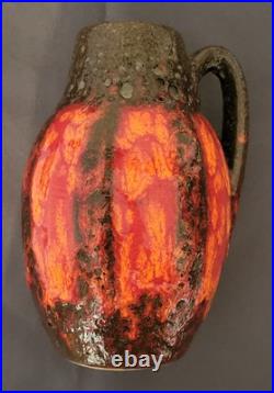 Ancien Petit Vase Pichet Originale Art Nouveau Atypique Céramique 1950 Ancien Petit Vase Pichet Originale Art Nouveau Atypique Céramique 1950