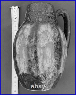 Ancien Petit Vase Pichet Originale Art Nouveau Atypique Céramique 1950 Ancien Petit Vase Pichet Originale Art Nouveau Atypique Céramique 1950