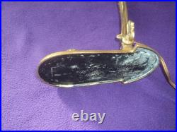 Ancien Pied De Lampe Bronze Art Nouveau/deco Tulipe Muller Daum Pate De Verre