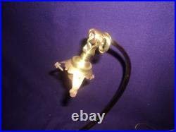 Ancien Pied De Lampe Bronze Art Nouveau/deco Tulipe Muller Daum Pate De Verre