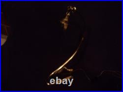 Ancien Pied De Lampe Bronze Art Nouveau/deco Tulipe Muller Daum Pate De Verre