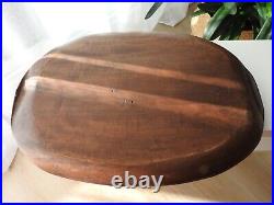 Ancien Plateau En Bois Sculpte- Art Deco Art Nouveau Vintage Authentique