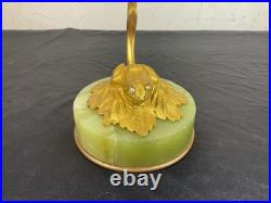 Ancien Porte Montre Gousset Art Nouveau Sculpture Grenouille