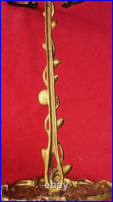 Ancien Serviteur De Cheminée Style Epoque Art Nouveau Complet Bronze Laiton Ancien Serviteur De Cheminée Style Epoque Art Nouveau Complet Bronze Laiton