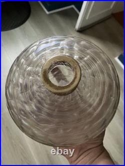 Ancien Vase Aplati Verre irisé Loetz Kralik Bohême Art nouveau