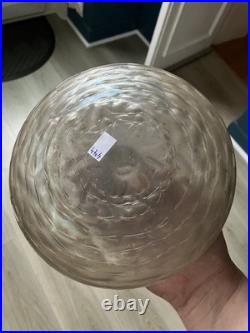 Ancien Vase Aplati Verre irisé Loetz Kralik Bohême Art nouveau